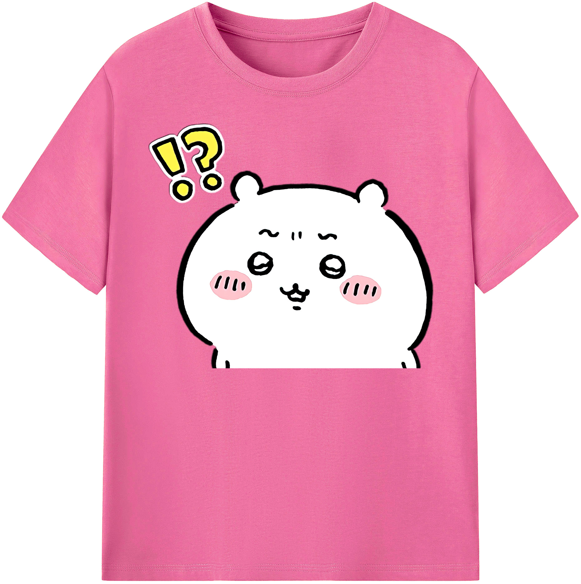（画像用） ちいかわ ちいかわ Chii-kawa chiikawa レディースカジュアルプリントTシャツ（綿100％）